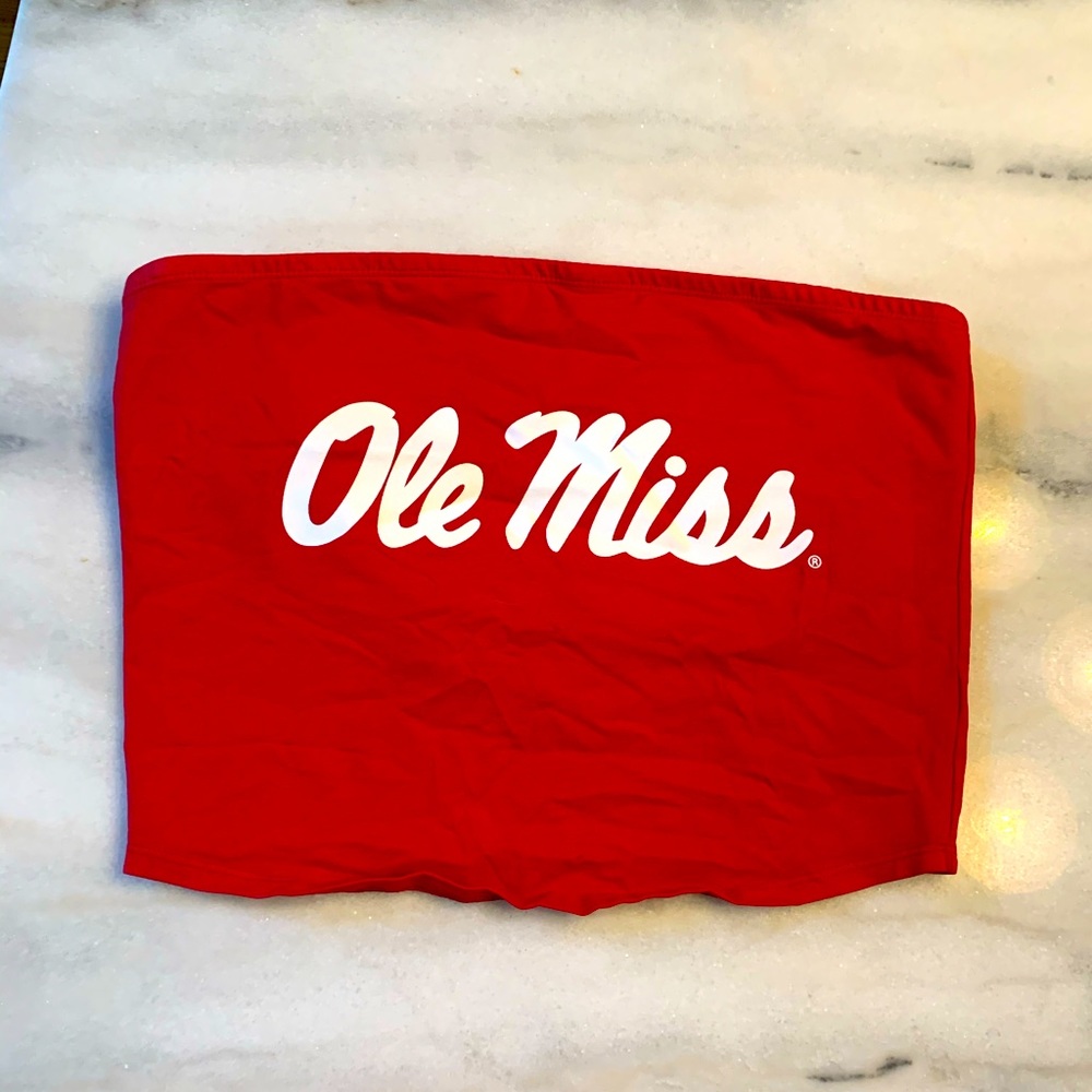 Ole miss tube top